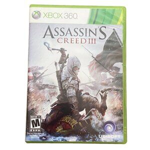 XBOX 360 Assassin's Creed III Video Game-Rated M-GUC